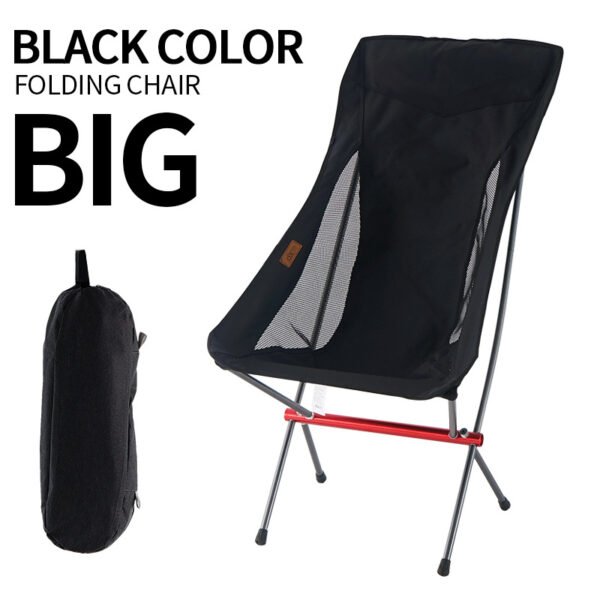 Chaise à dossier pliante d'extérieur, idéale pour camping, pêche, plage, loisir – Image 7