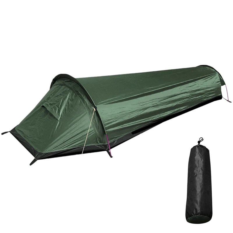Tente de camping 1 personne, ultralégère, compacte, sac de couchage d'extérieur, grand espace, imperméable, pour randonnée
