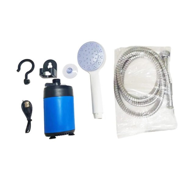 Douche de camping compacte alimentée par batterie rechargeable – Image 3