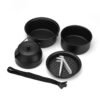 Set de cuisine ant-adhésif en alliage d'aluminium pour camping, pique-nique